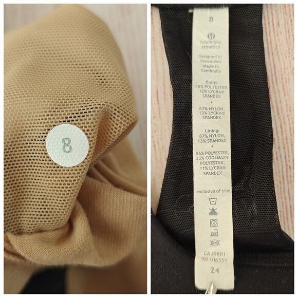 Lululemon Scoop Neck Tie Dye Striped Tank sz 8 - Picture 12 of 12